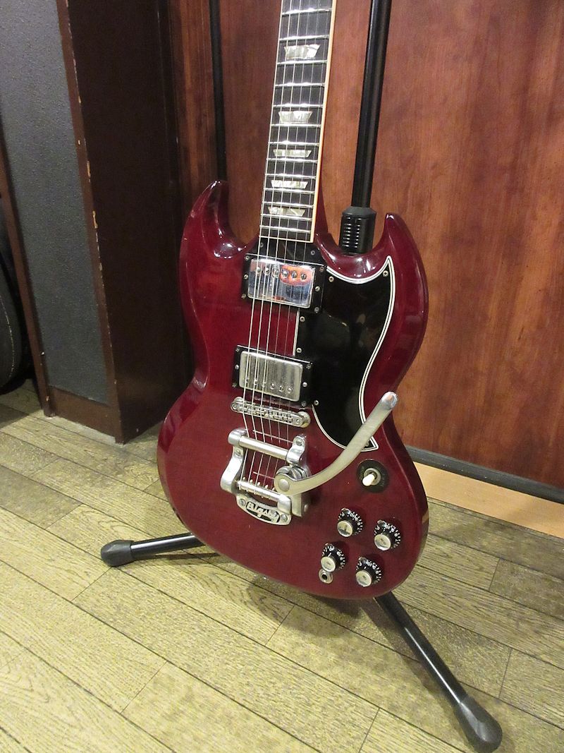 1965 Gibson SG Standard Cherry Red “Factory Bigsby B5