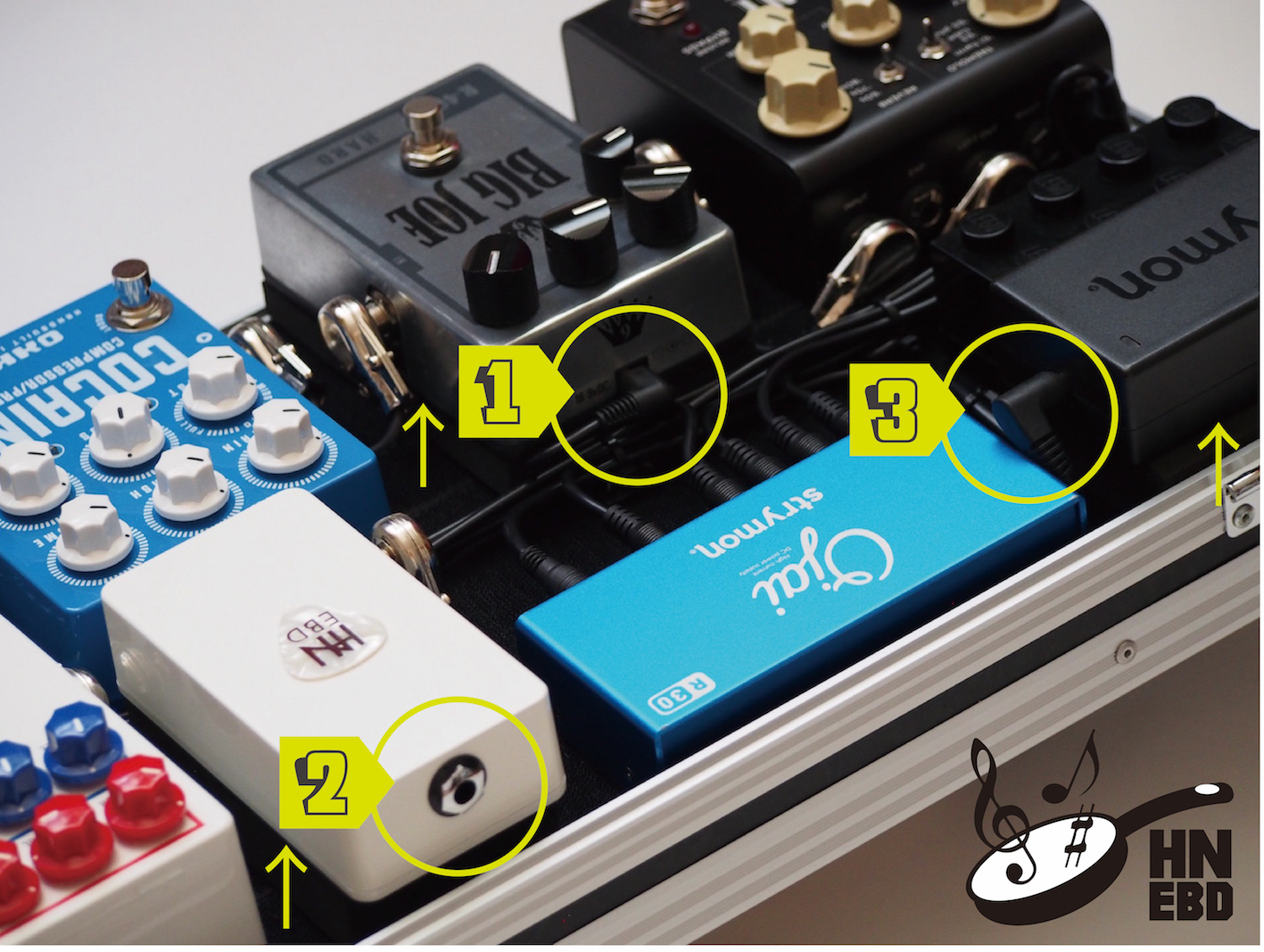 エフェクターボード「スペースをかせぐ」かさ上げ | ギターのレシピ