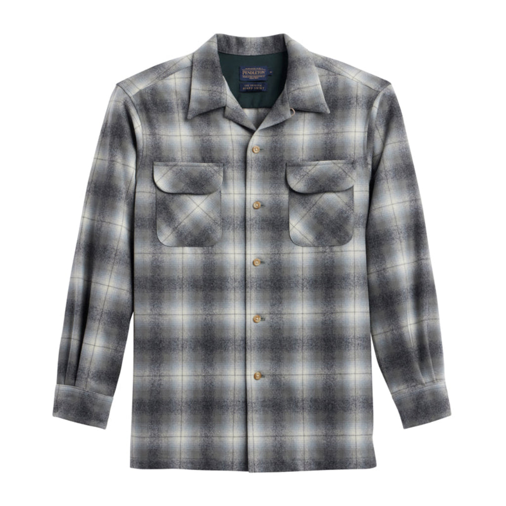 Pendleton | Board Shirt Oxford Mix/ Green Ombre | Shirt – Gunthers