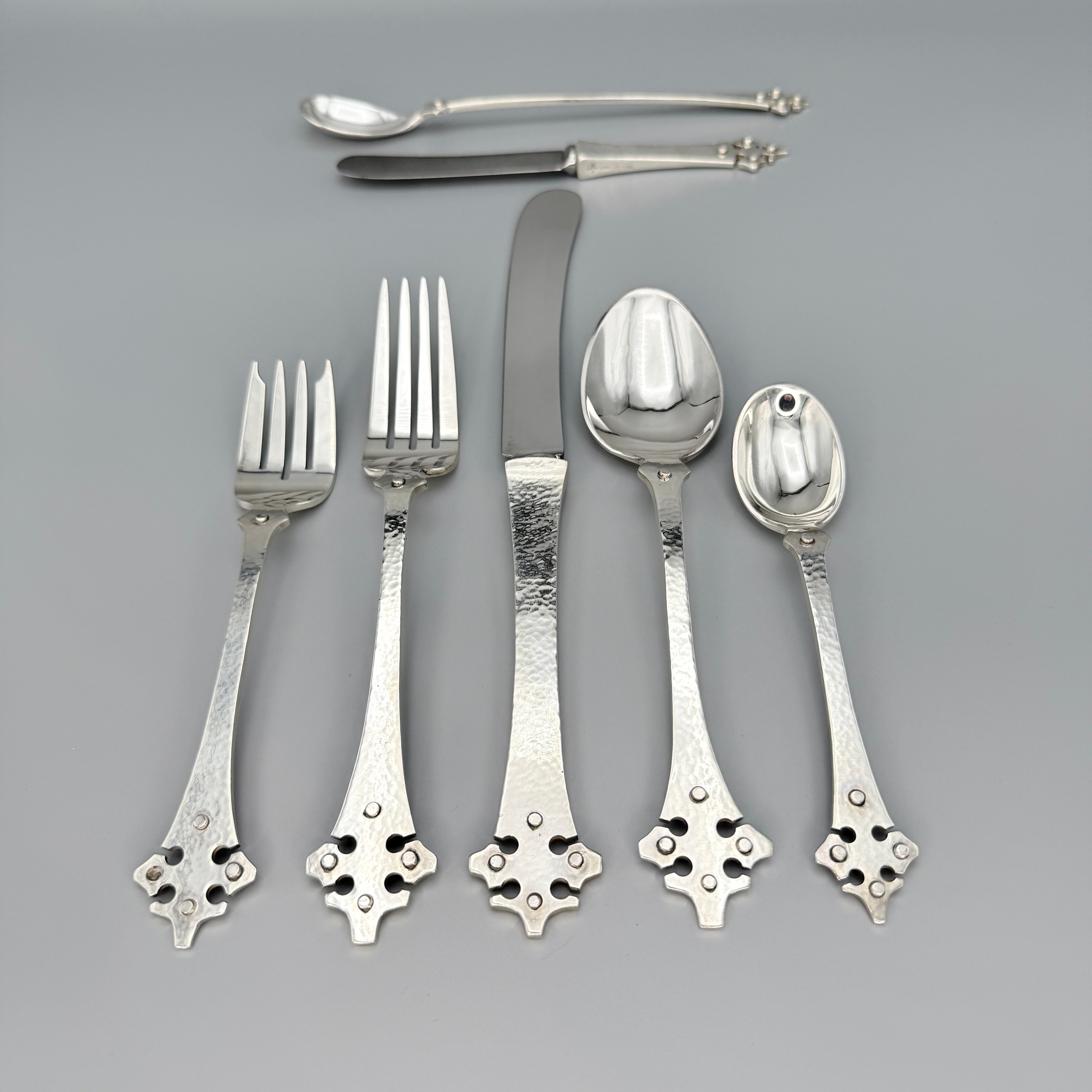 Estate Old Newbury Crafters Sterling Silver Hand Wrought