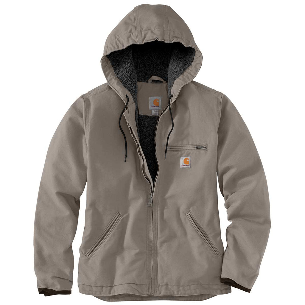 Carhartt Women's 0J141 Washed Duck Sherpa-Lined Jacket | Gemplers