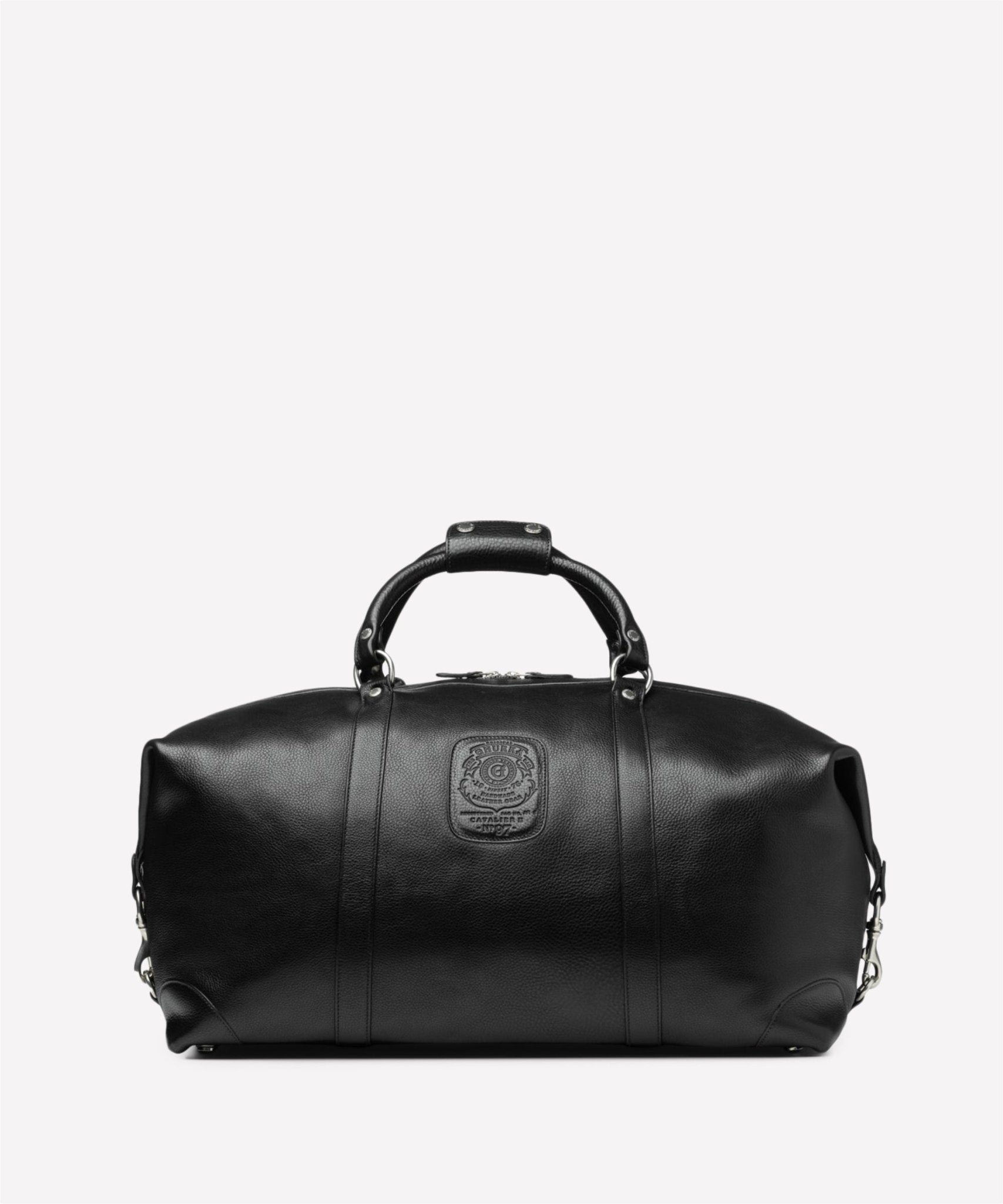 Cavalier II No. 97 | Vintage Black Leather Duffel Bag | Ghurka Icon