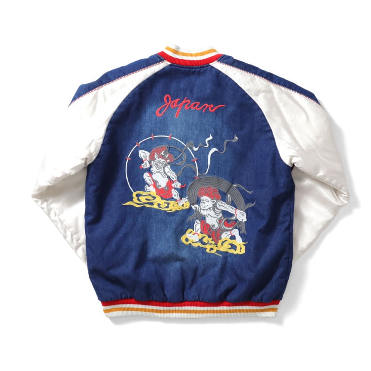 HOUSTON / ヒューストン 51364 INDIGO SOUVENIR JACKET (風神雷神