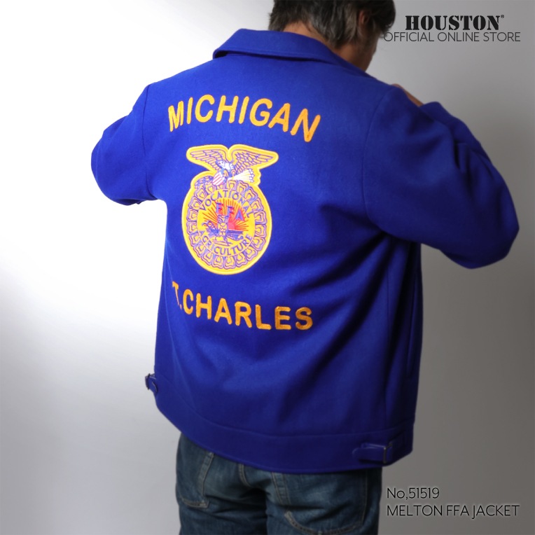 HOUSTON / ヒューストン 51519 MELTON FFA JACKET / メルトン FFA