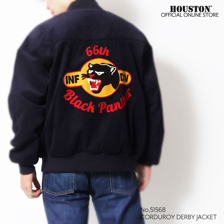 HOUSTON / ヒューストン 51568 CORDUROY DERBY JACKET / コーデュロイ