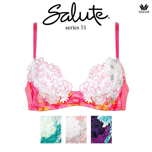 ワコール サルート 51G ブラジャー BTJ751 3/4カップワイヤー