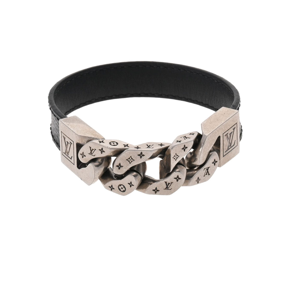 ルイヴィトンブラレス モノチェーン ブレスレット メンズ メタル