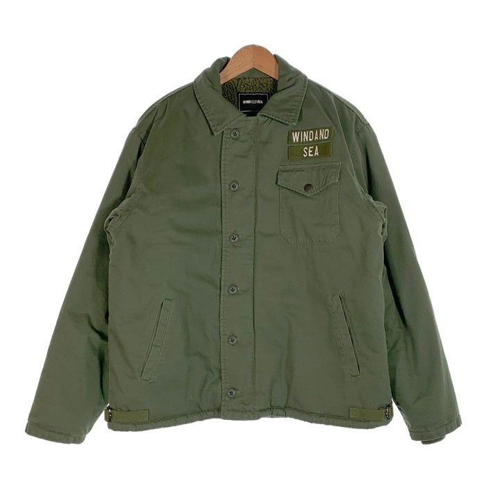 WIND AND SEA ウィンダンシー 23AW A2 DECK JACKET ミリタリーデッキ