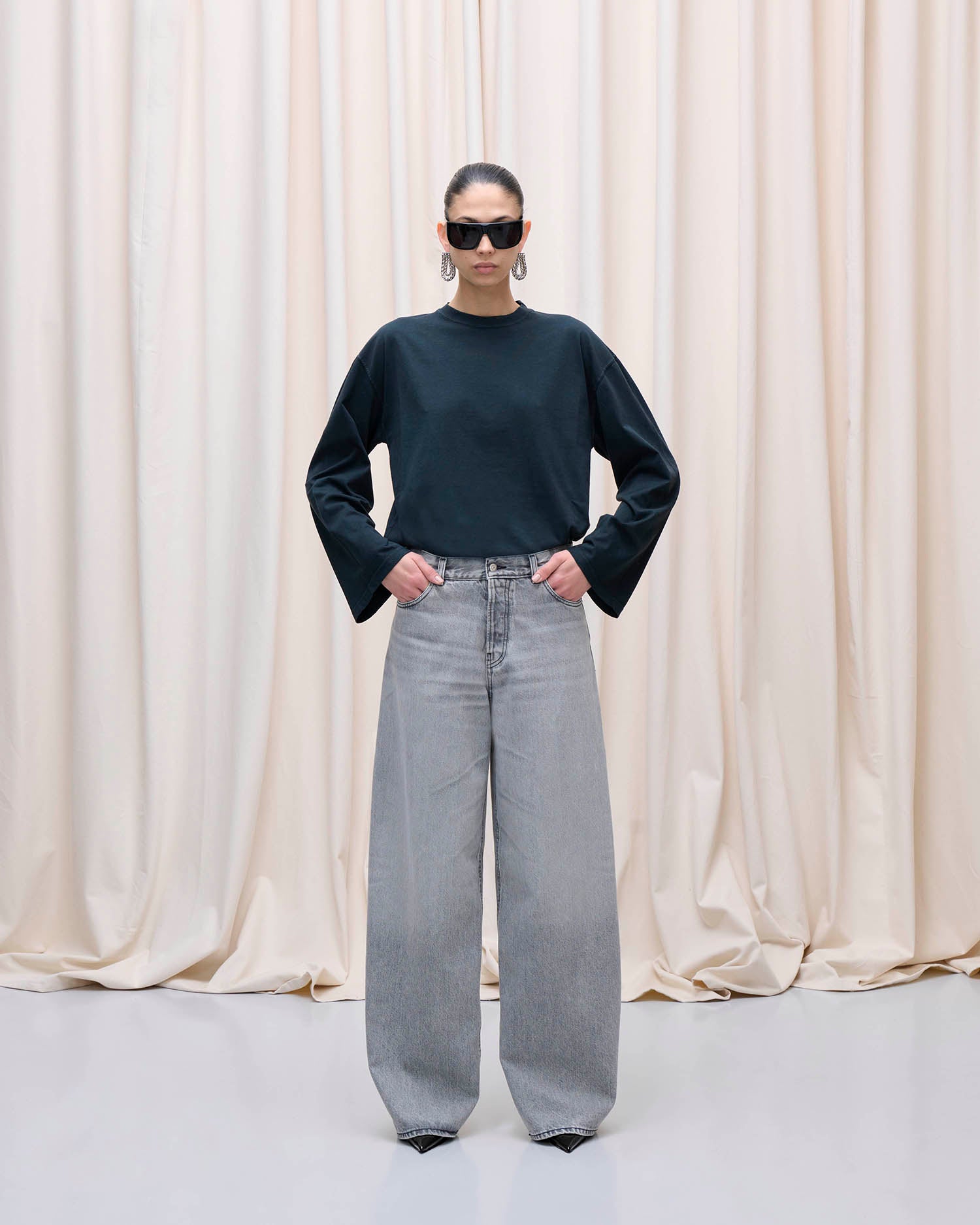 BETHANY DENIM // FOG GREY – Haikure