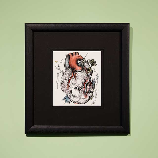 額装】複製画 ひとつめちゃんと心臓 – ボリス雑貨店