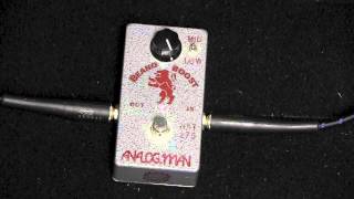Analogman Beano Boost NKT275 Guitar Pedal Demo - YouTube