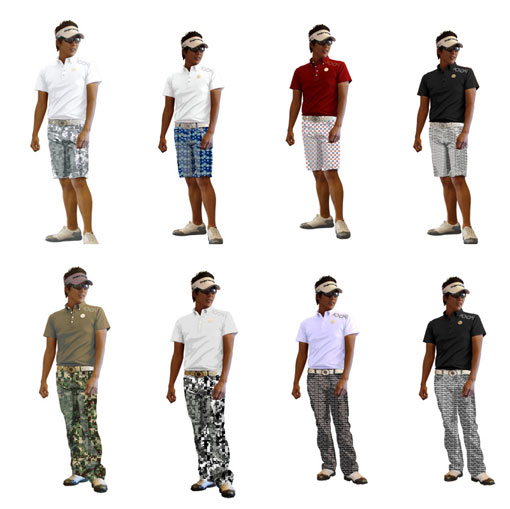 テンオーフォー｜1004 ten-o-four』J・チョイ プロ着用のゴルフウェア