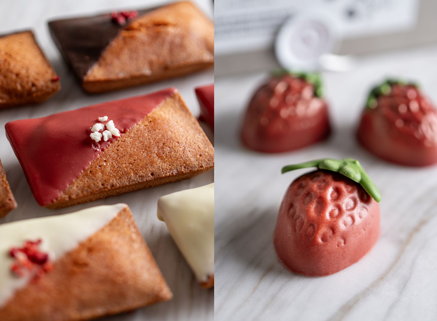 新商品】チョコがけフィナンシェとチョコクランチ販売開始しました