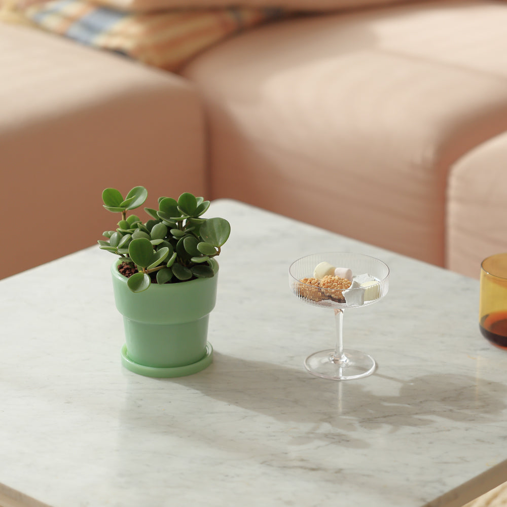 OUTLET】ミルクガラス植木鉢 Milk Glass Planter Pot 3 – ideaco STORE