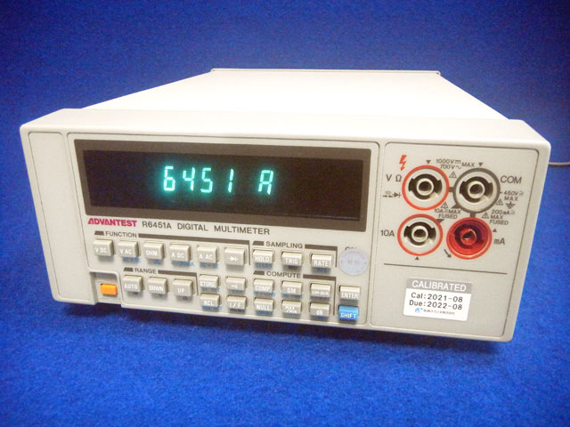 R6451Aデジタルマルチメータ｜中古測定器のアイジー