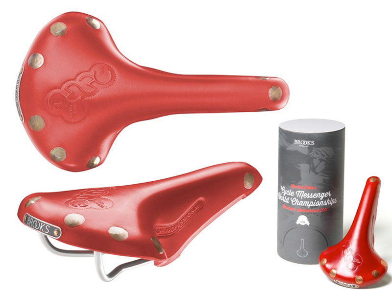 CYCLETECH-IKD : BROOKS Saddles Team Pro Red CMWC Lausanne