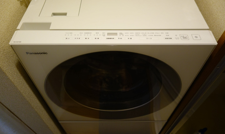 ドラム式洗濯機Cuble NA-VG710をマンション4階(エレベーター無し)に