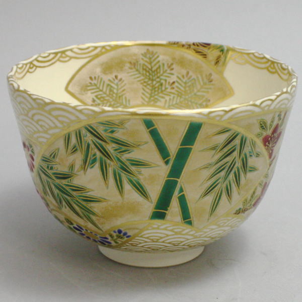 茶器/茶道具 抹茶茶碗】 青海波 五節句（地紙） 相模竜泉作 – 今屋静香園