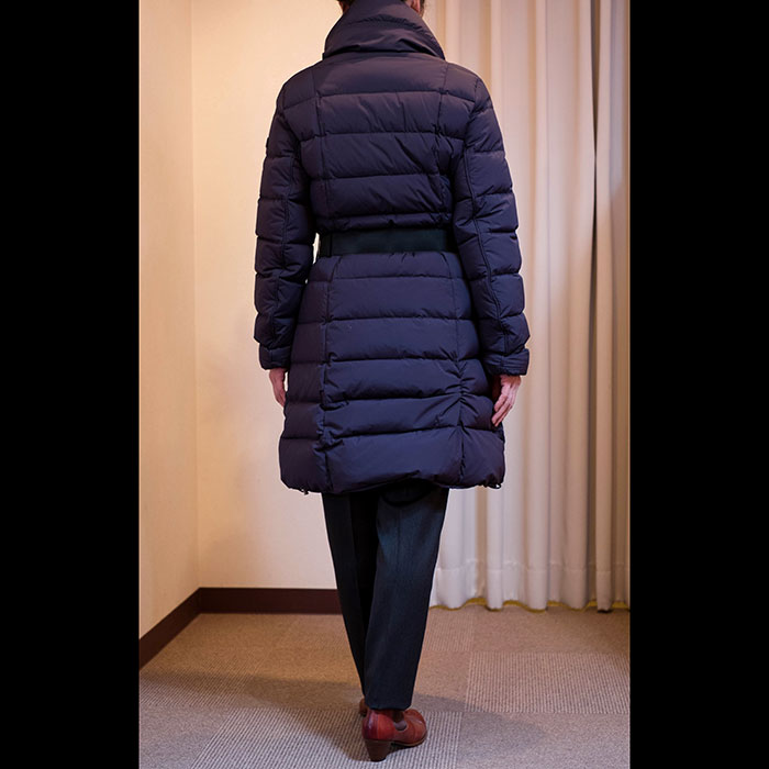 TATRAS [タトラス] ベルト付WダウンコートTERESA NAVY 42サイズ