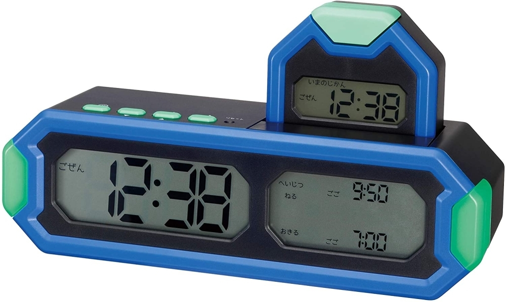 自分で起きる習慣を！リビングに来ないと鳴りやまない新しい目覚まし