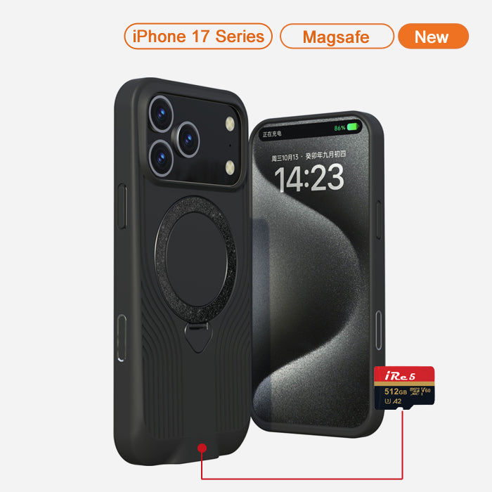 iRe5 - Invisible Storage Case For iPhone 17 / 17 Pro, Up To 2TB
