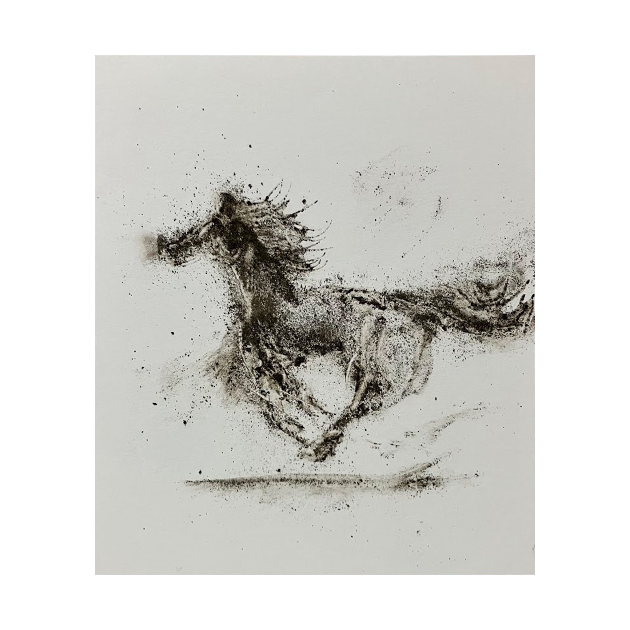 日本伝統「SHIKISHI‑ART 馬（Horse）」｜桜島火山灰×日本製アート