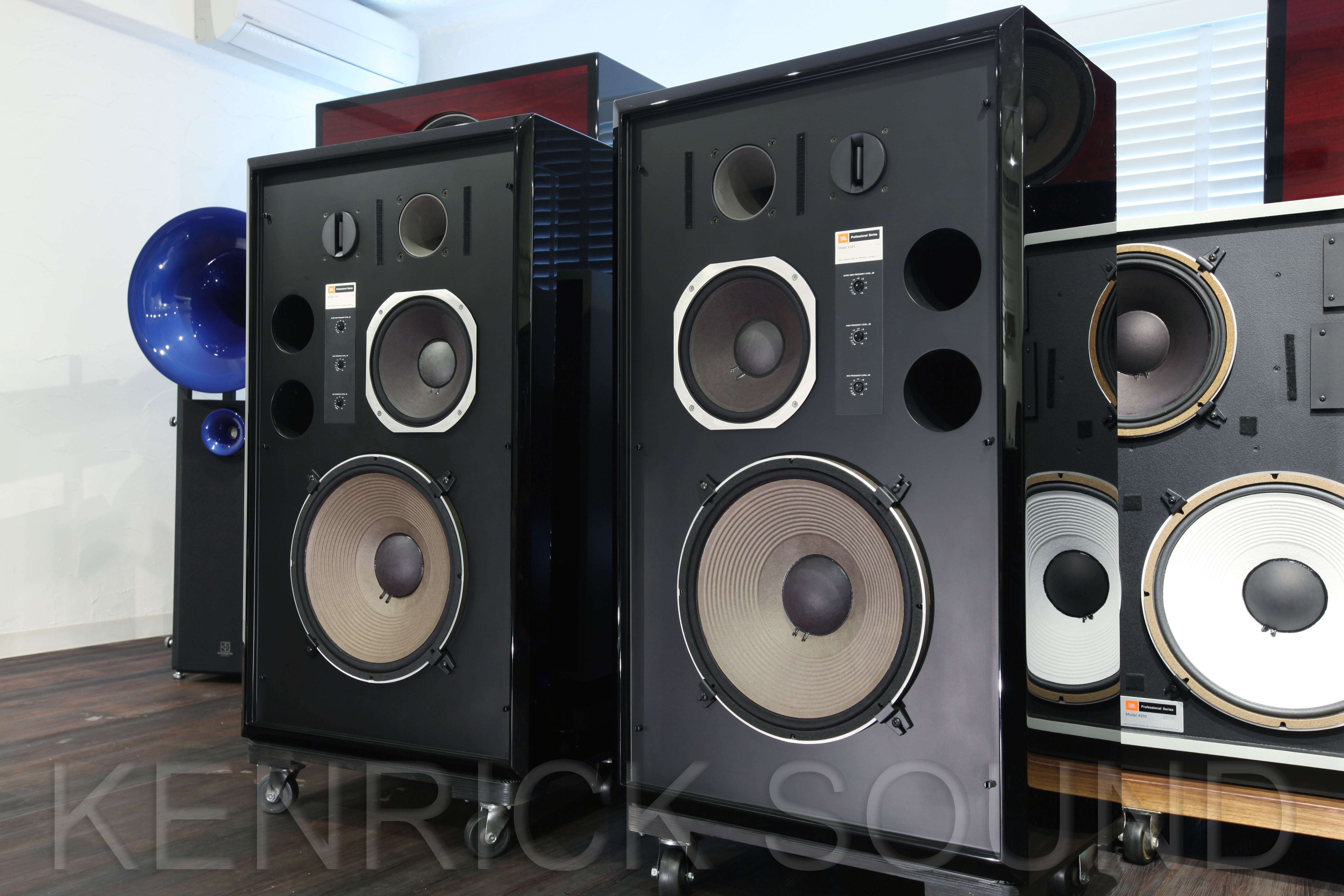 JBL 4344 ポリッシュ&マットブラック・ピアノフィニッシュ仕上げ品