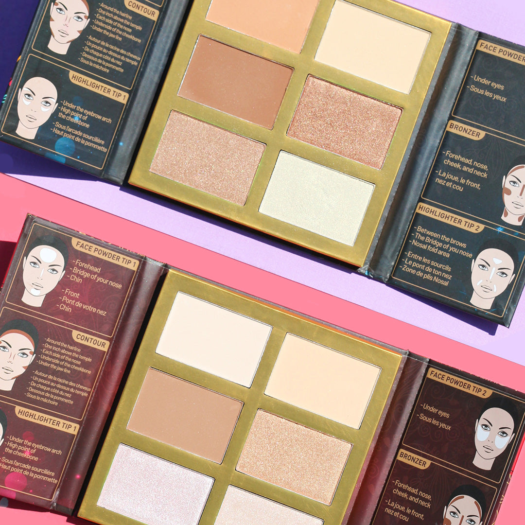 Symphony Face Obsession Highlight, Contour & Bronzer Palette – J