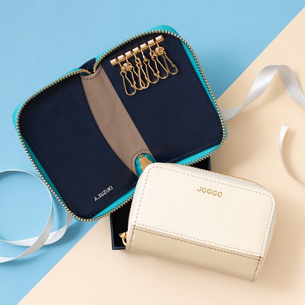 匠】ラウンドキーケース Round Bicolor Keycase