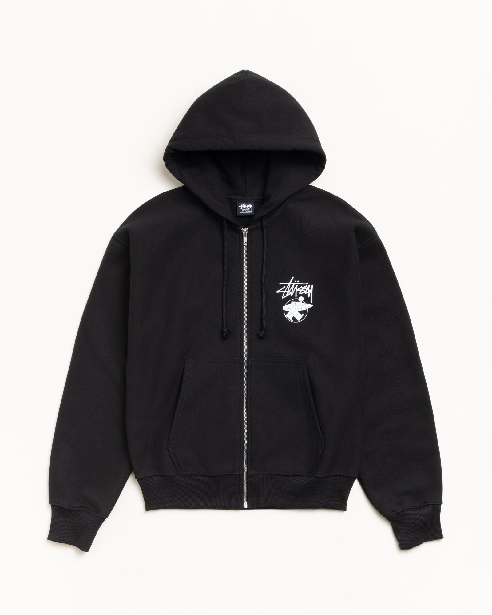 Long Haul Zip Hoodie – Black | Sweats | Stüssy Japan