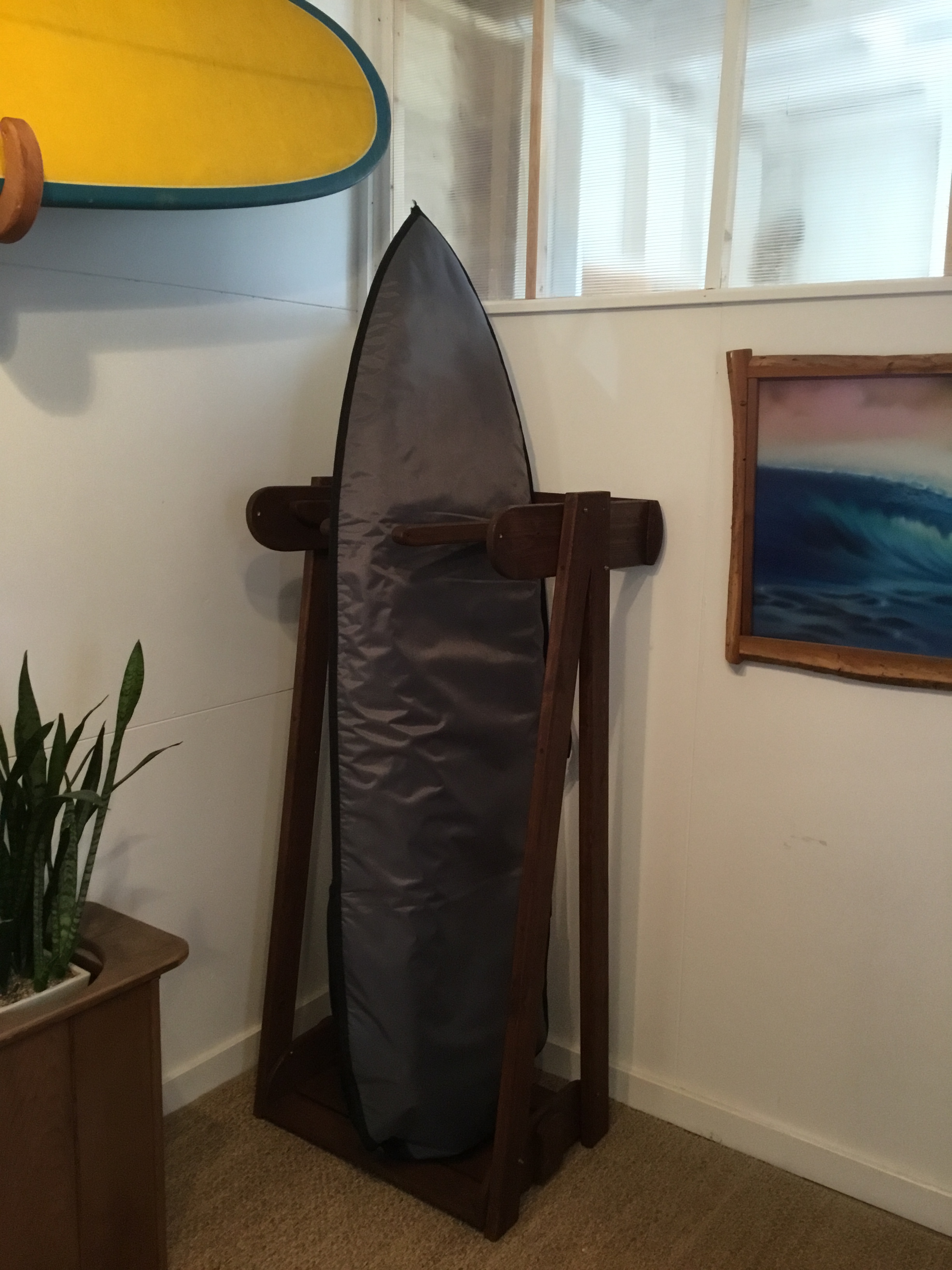 ロングボードラック縦置き3本用 - 喜亜工房