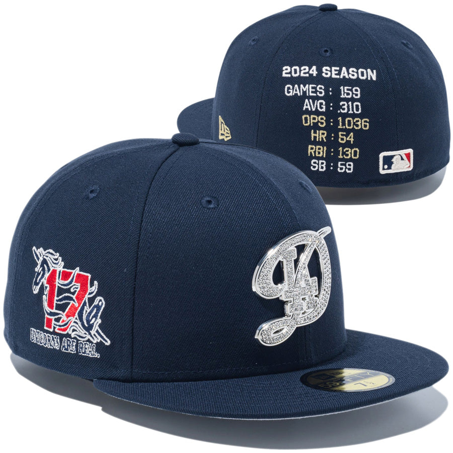ニューエラ キャップ NEW ERA 59FIFTY Los Angeles Dodgers 2024 Stats