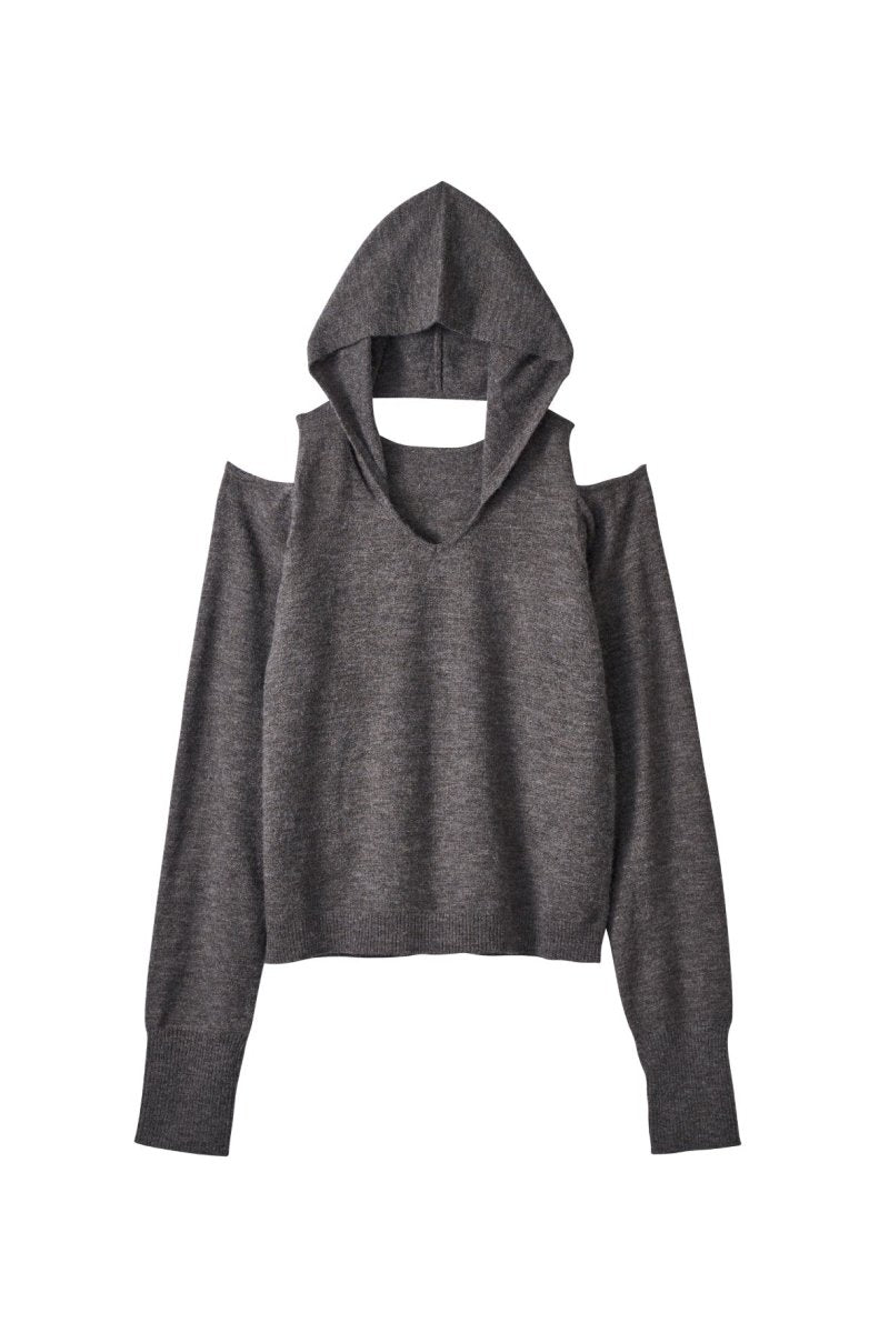 slim hooded knit/3color | KNUTH MARF