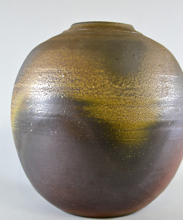 藤原雄「備前壺」共箱 絵画買取・販売の小竹美術