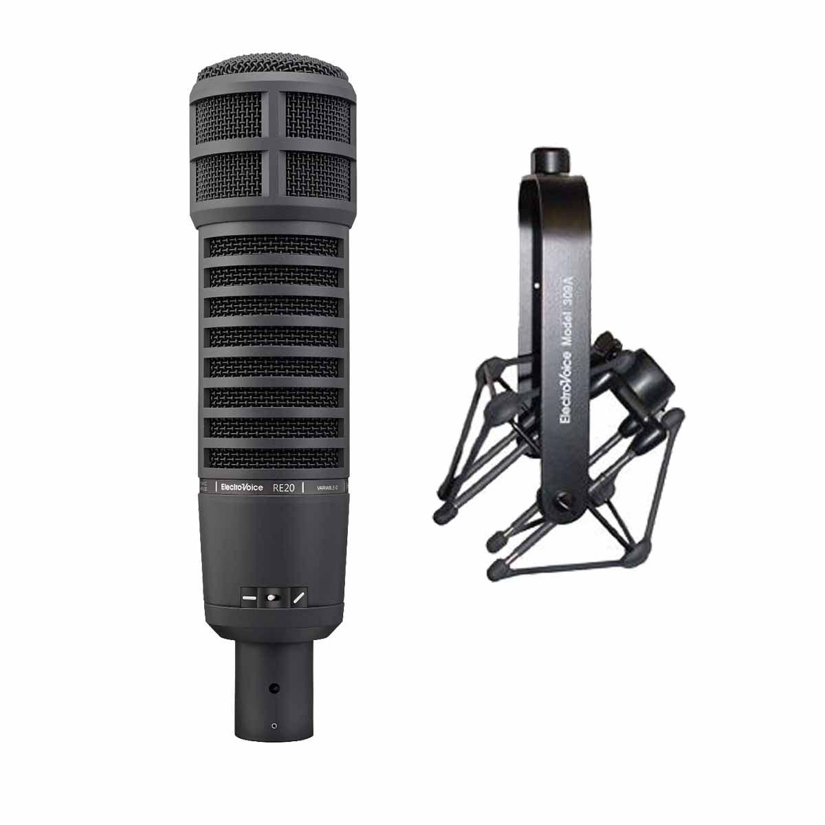 Electro-Voice RE20 Large-Diaphragm Dynamic Microphone - Black