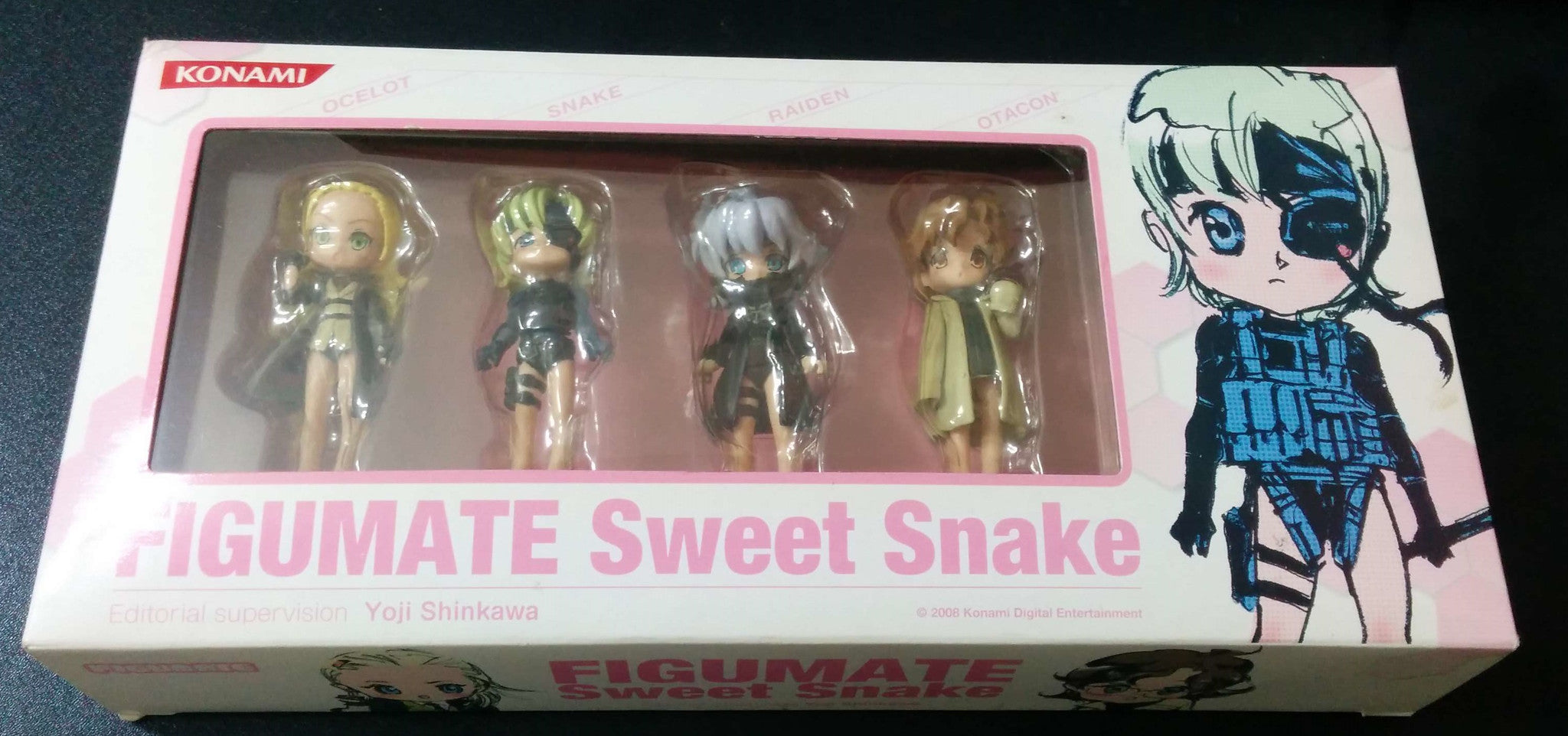 Konami Figumate Metal Gear Solid 4 MGS4 Sweet Snake 4 Trading