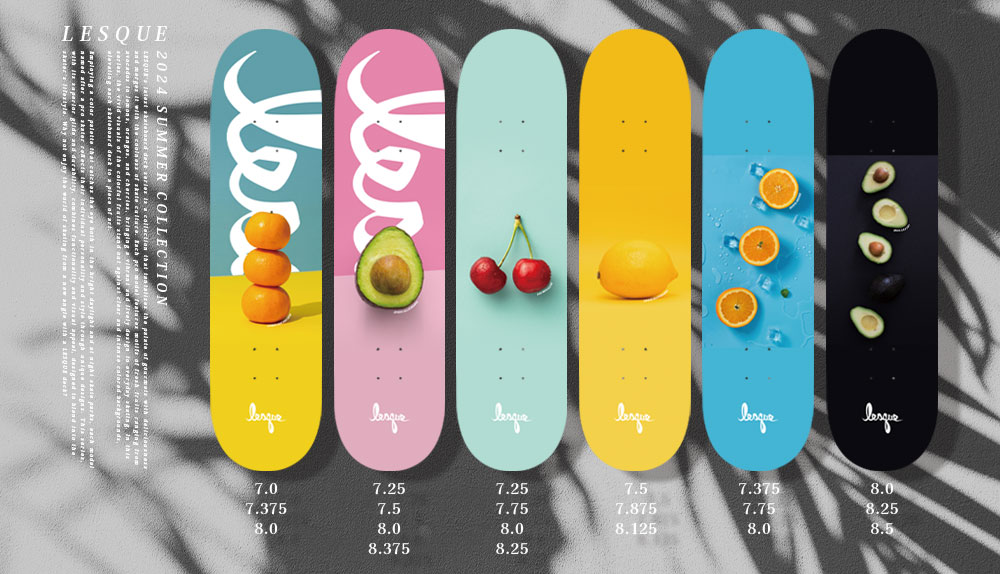 夏の風を切る – LESQUEフルーティーデッキコレクション | Lesque