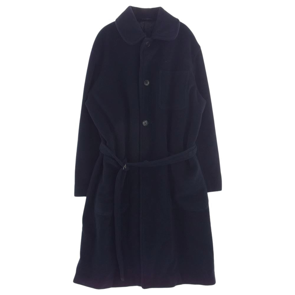 COMOLI コモリ 22AW W03-04014 WOOL MILITARY COAT NAVY ウール
