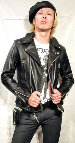 666 LJM-1L U.K.サイドベルト レザージャケット ロング丈 ロンジャン