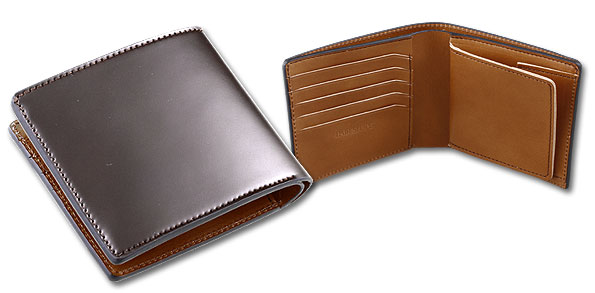 コードバン二つ折り財布