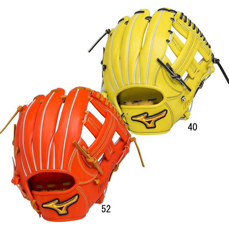 Mizuno Pro 硬式グローブ イエロー 楽天イーグルス山崎武志選手グラブ