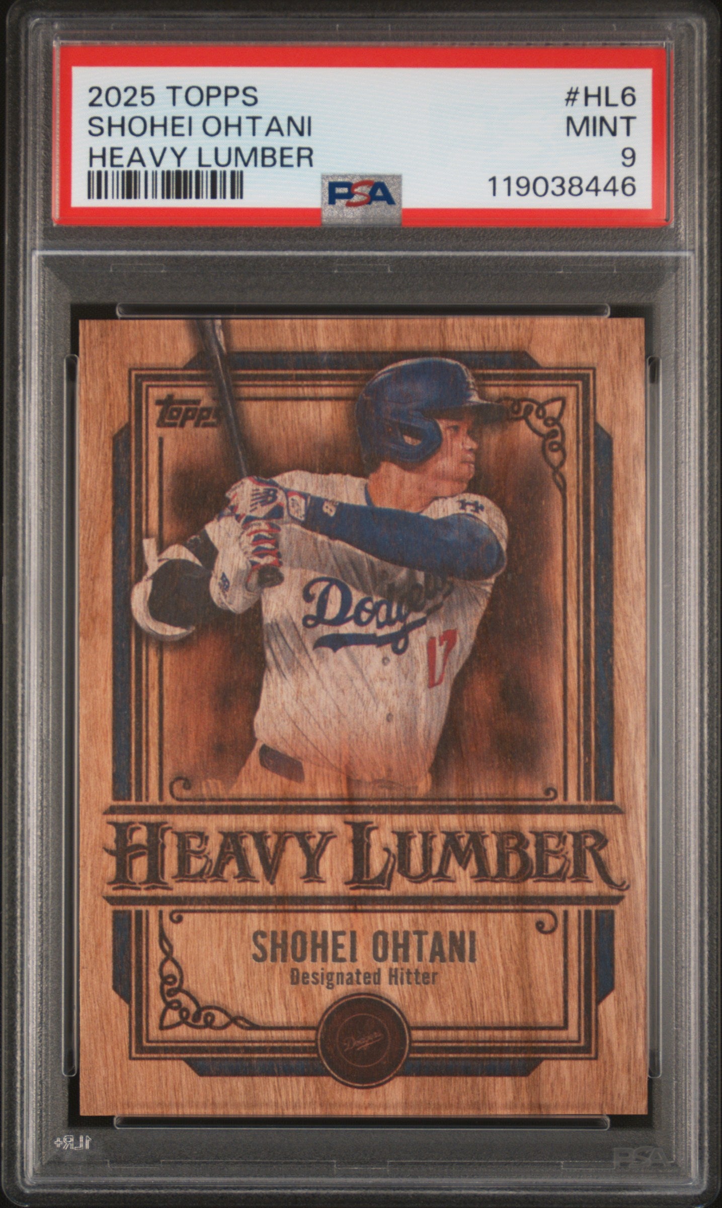2025 Topps Heavy Lumber Shohei Ohtani #HL-6 PSA 9 – RL Sports Cards