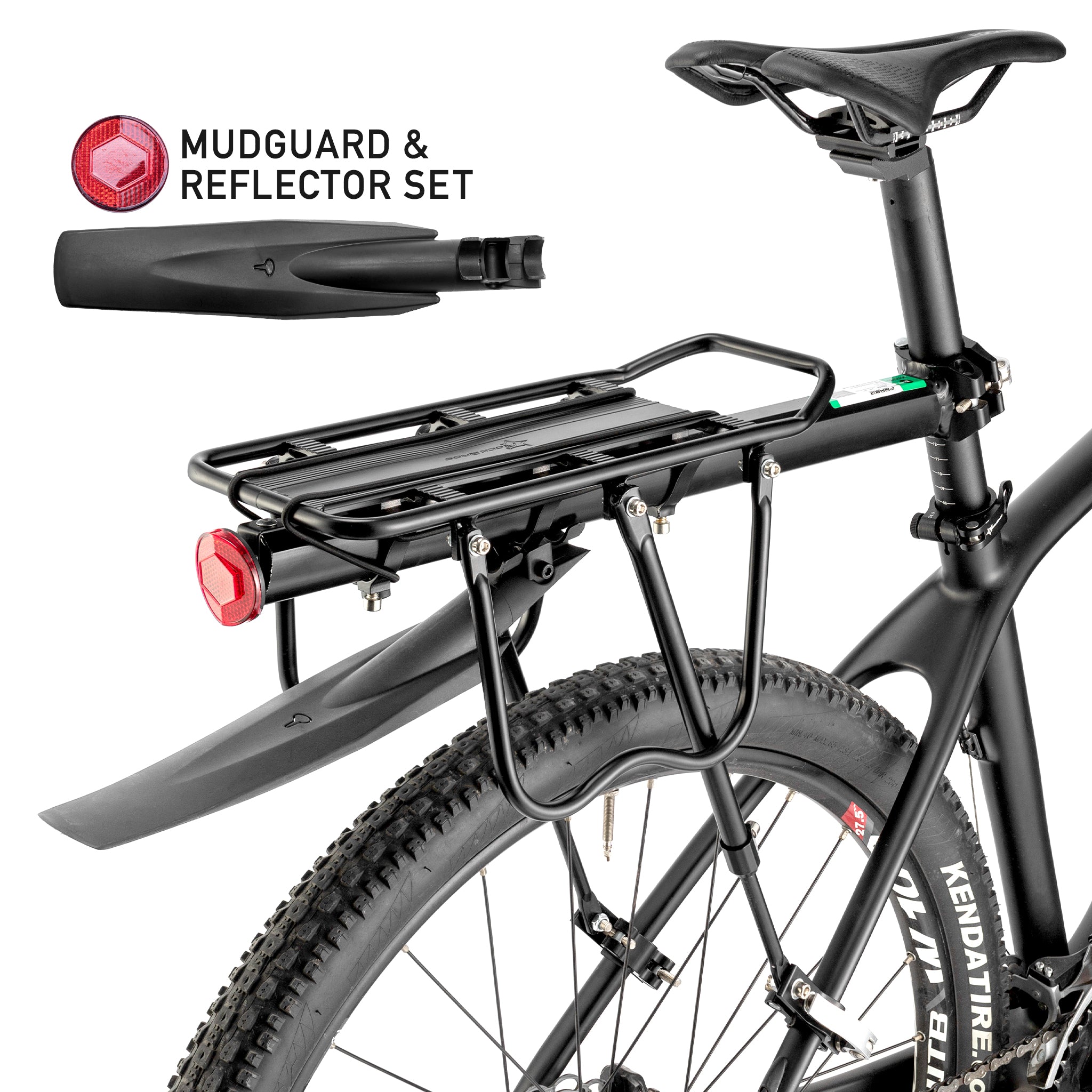 ROCKBROS リアキャリア 泥よけ 反射板セット HJ1008-1 – ROCKBROSJP