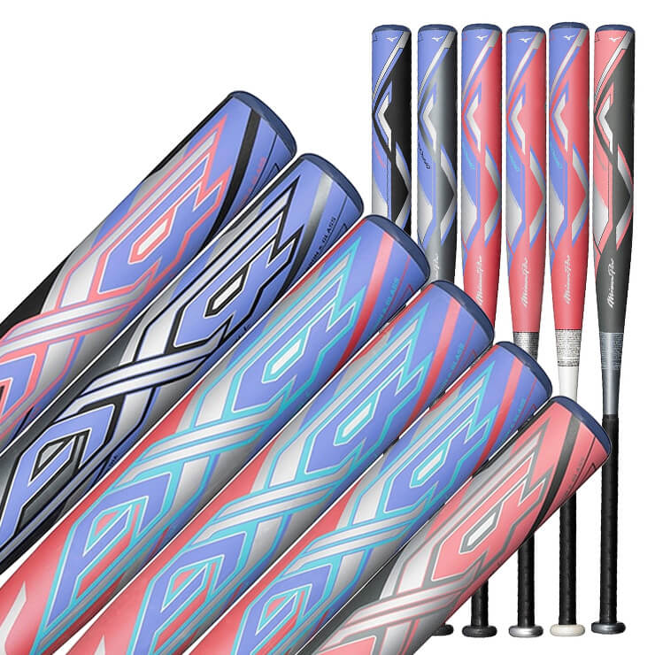 2025モデル】ミズノプロ ソフトボール バット AX4 ゴム3号 限定カラー