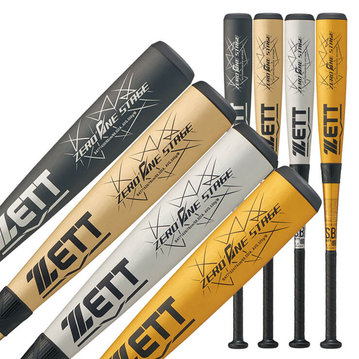 2026モデル】ゼット 少年軟式 金属バット ゼロワンステージ ミドル