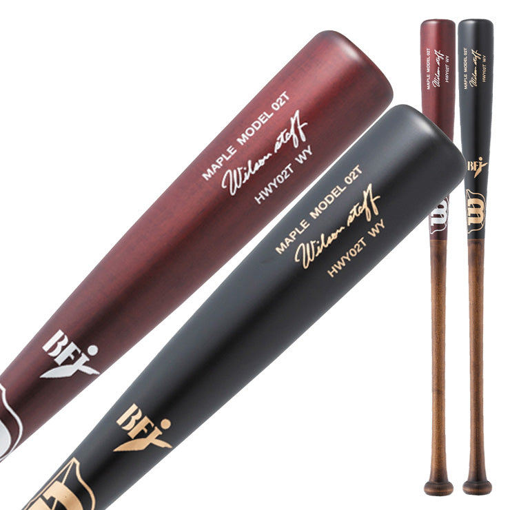 2025モデル】ウィルソンスタッフ 硬式 木製バット プロメープル 02T型