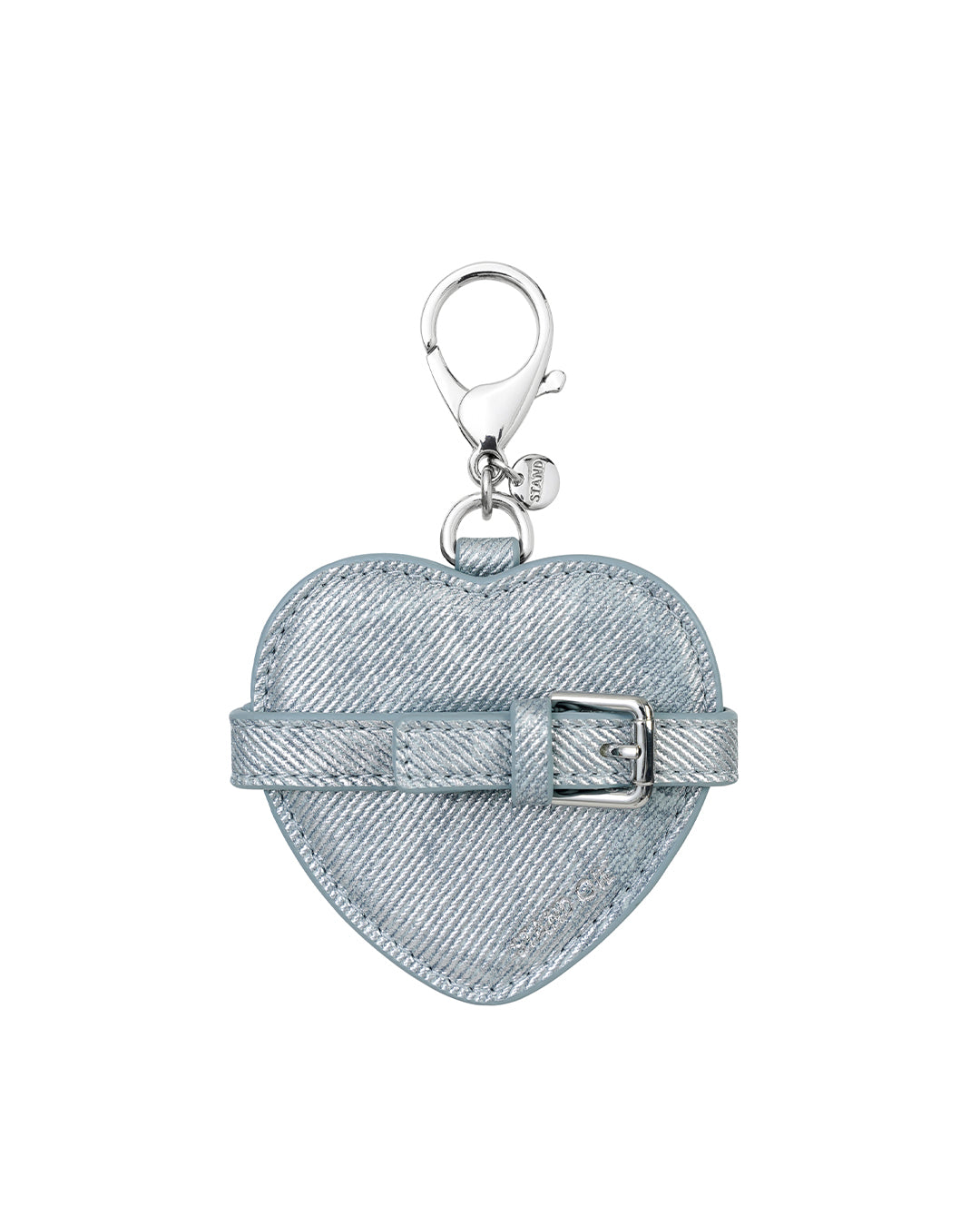 Belted Mirror Keyring · ベルテッドミラーキーリング (シルバーデニム