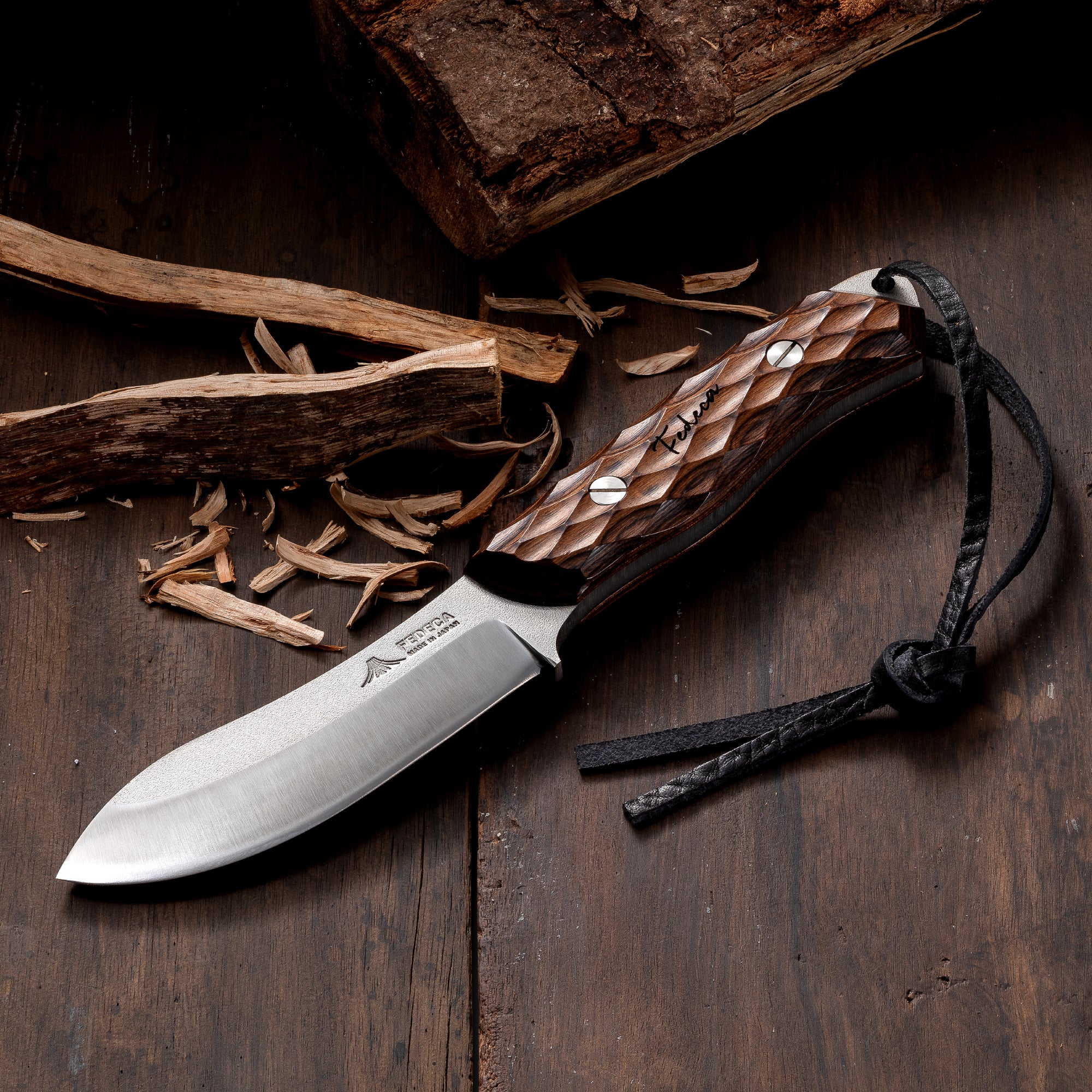 FEDECA ブッシュクラフトナイフ 名栗ブラウン 25,850円【0001075】