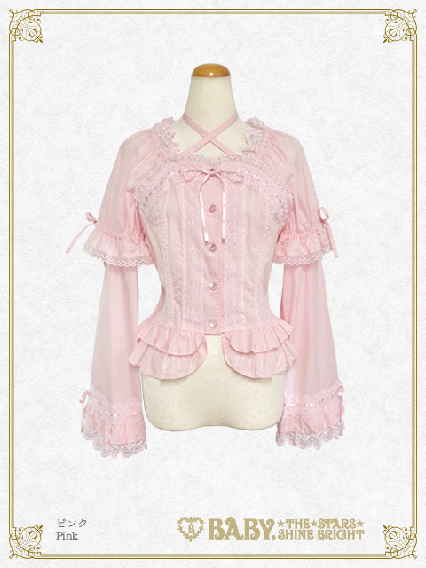 Princess Sleeve Back Shirring Blouse – BABY, THE STARS SHINE BRIGHT