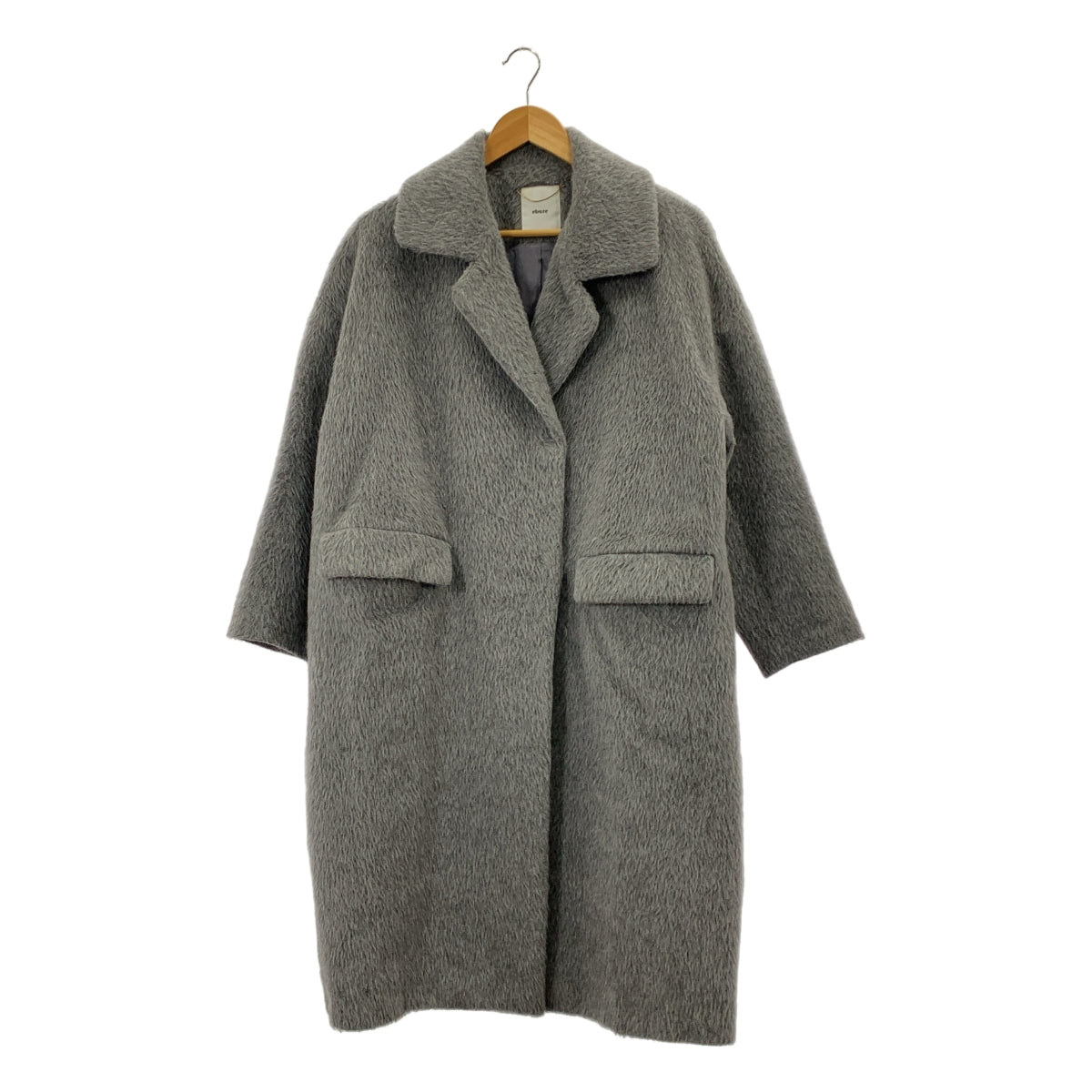 ebure / エブール | スーリーアルパカ シャギー チェスターコート | 36